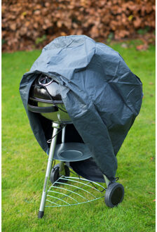 Beschermhoes voor barbecue grijs PE H60x dia. 73cm