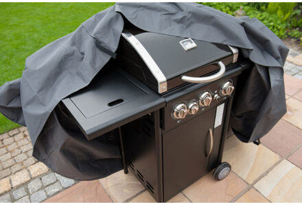 Beschermhoes voor gasbarbecues 165x90x63 cm Zwart