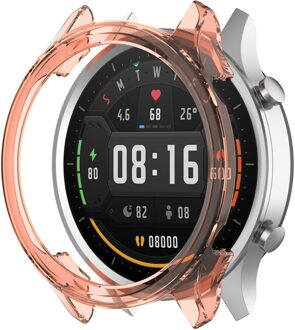 Beschermhoes Voor Xiaomi Kleur Horloge Tpu Cover Slim Smartwatch Bumper Shell Case Cover Voor Xiaomi Mi Kleur horloge Oranje