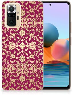 Beschermhoesje Xiaomi Redmi Note 10 Pro Smartphone hoesje Barok Pink