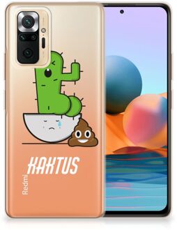 Beschermhoesje Xiaomi Redmi Note 10 Pro Smartphone hoesje Cactus Poo