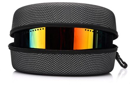 Bescherming EVA Ski Goggle Case Zonnebril Carrying Rits Gesp Harde Doos Houder