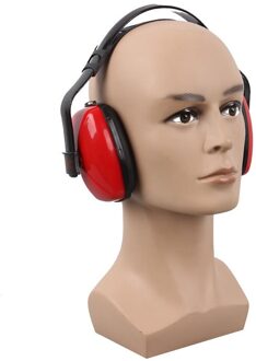 Bescherming Oorbeschermers Headset Noise Werk Oren Op Het Hoofd Oordoppen Anti-Noise Hoofdtelefoon Canceling Hoofdtelefoon Apparatuur Veiligheid 801-rood