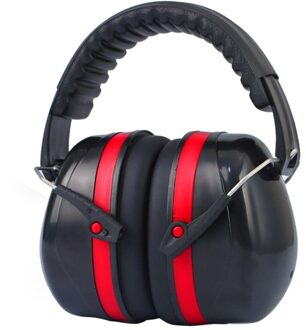 Bescherming Oorbeschermers Headset Noise Werk Oren Op Het Hoofd Oordoppen Anti-Noise Hoofdtelefoon Canceling Hoofdtelefoon Apparatuur Veiligheid H10-rood
