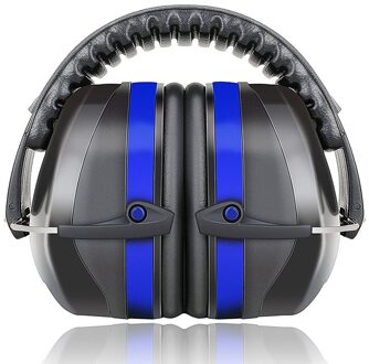 Bescherming Oorbeschermers Headset Noise Werk Oren Op Het Hoofd Oordoppen Anti-Noise Hoofdtelefoon Canceling Hoofdtelefoon Apparatuur Veiligheid zwart blauw