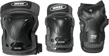 Beschermset 3-delig Zwart Maat Xl