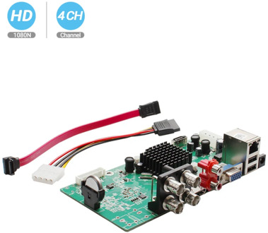 BESDER 4 CH 4 in 1 AHD DVR Surveillance Security CCTV Recorder DVR 4 Channel 1080N Hybrid DVR Board For Analog AHD CVI TVI