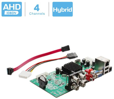 BESDER 4 in 1 4 Channel AHD DVR Surveillance Security CCTV Recorder DVR 4CH 1080N Hybrid DVR Board For Analog AHD CVI TVI