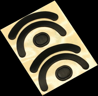 Besegad 2 Set Mice Feet Mouse Skates Pads Replacement for Logitech G403 G603 G703 Gaming Mouse Black