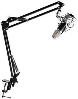 Besegad 360-graden Professionele Studio Microfoon Arm Stand Mic Houder Clamp Brazo Soporte Microfone De Braco Basculante