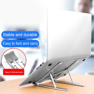 Besegad Draagbare Opvouwbare Laptop Stand Verstelbare Tablet Notebook PC Ondersteuning Beugel Base Mount Houder voor iPad Apple Macbook