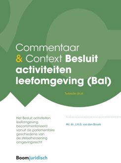 Besluit activiteiten leefomgeving (Bal) - J.H.G. van den Broek - ebook