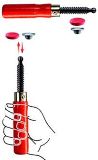 Bessey 3101389 Houten handgreep incl. verwisselbare drukplaat (TG / GZ / GMZ, overstek 120 mm)