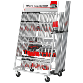 Bessey Lijmtangenwagen, incl. lijmtangen - ZW2-A99-2K - ZW2A992K