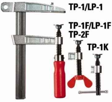 Bessey LP-1 Poollasklem Spanbereik: 150 mm Afm. werkbereik: 60 mm