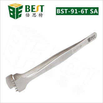BEST-91-4L Hoge Qualtiy Sa Rvs Crystal Wafer Pincet Voor Mobiele Reparatie Tools Bst 91 6t Sa