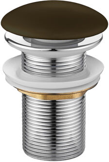 Best Design Afvoerplug Best Design Discover Keramisch 5/4" x 80 mm Mat Donkerbruin