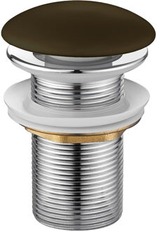 Best Design Afvoerplug Best Design Discover Keramisch 5/4" x 80 mm Mat Donkerbruin