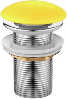 Best Design Afvoerplug Best Design Discover Keramisch 5/4" x 80 mm Mat Geel