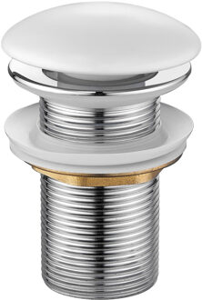 Best Design Afvoerplug Best Design Discover Keramisch 5/4" x 80 mm Mat Wit