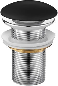 Best Design Afvoerplug Best Design Discover Keramisch 5/4" x 80 mm Mat Zwart