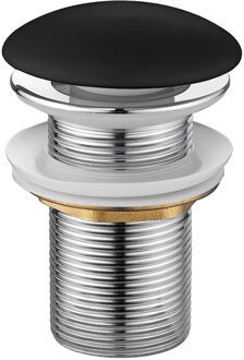 Best Design Afvoerplug Discover Keramisch 5/4" x 80 mm Mat Zwart