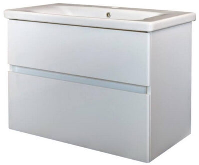 Best Design Badkamermeubel Best Design Quick-Greeploos 65x56x44cm Onderkast + Wastafel (3 kleuren) Glans wit