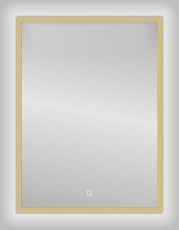 Best Design Badkamerspiegel Best Design Nancy Isola LED Verlichting 60x80 cm Mat Goud