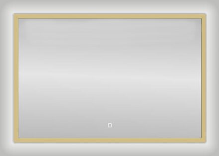 Best Design Badkamerspiegel Best Design Nancy Isola LED Verlichting 80x60 cm Mat Goud