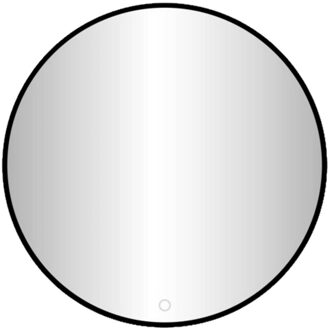 Best Design Badkamerspiegel Best Design Venetië Nero LED Verlichting 120 cm Rond Mat Zwart