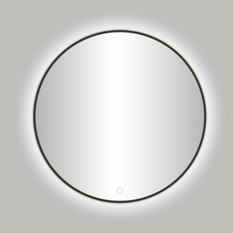 Best Design Badkamerspiegel Best Design Venetië Rond 100 cm Incl. Led Gunmetal