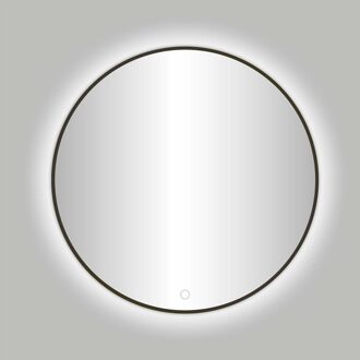 Best Design Badkamerspiegel Venetie Rond 100 cm Incl. Led Gunmetal