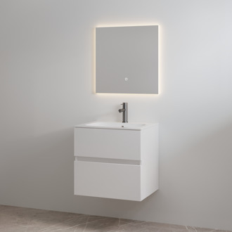 Best Design Badmeubelset met Kraangat Best Design Splash 60 cm Glans Wit