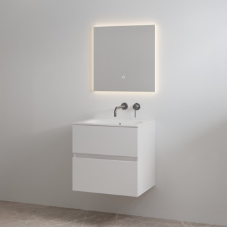 Best Design Badmeubelset zonder Kraangat Best Design Splash 60 cm Glans Wit