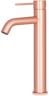 Best Design Best-Design "Lyon-Nerola" Hoge-Wastafelmengkraan Rose'-Mat-Goud