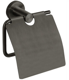 Best Design Best-Design "Moya" Toiletrolhouder Met Klep Gunmetal