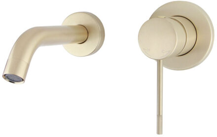 Best Design Best-Design "Nancy-Decorata" Inbouw-Wandmengkraan Uitl=20cm Mat-Goud