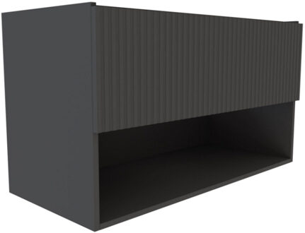 Best Design Best-Design "Rigatti-100-Black-Greeploos" Meubel Onderkast 100 cm