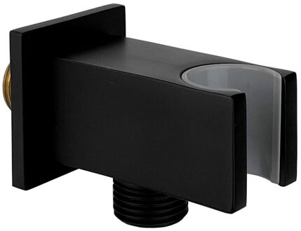 Best Design Best-Design RVS Nero-Stool opsteek muuraansluiting mat zwart
