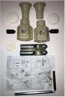 Best Design Best-Design Service (ter vervanging) Montageset Tbv. BD Wandcloset