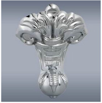 Best Design Best-Design Set a 4 Stuks Poten tbv.Bad "Double-Ended-Slip" Art.3845620 Chroom