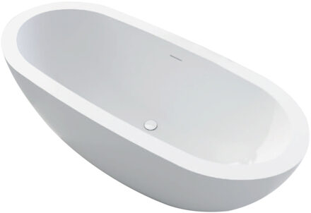 Best Design Best-design solid vrijstaand bad - 180x80x60cm - Acryl wit