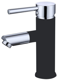 Best Design Bicolor Black wastafelmengkraan Nero zwart/chroom