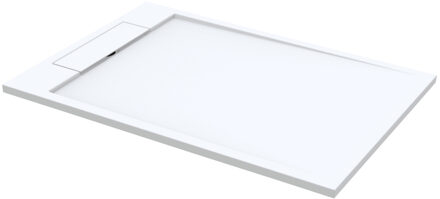 Best Design Douchebak Decent 160x90x4.5 cm Solid Surface Mat Wit
