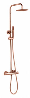Best Design Doucheset Lyon Opbouw Rose Mat Goud Messing Thermostaatkraan Glijstang Regendouche Handdouche