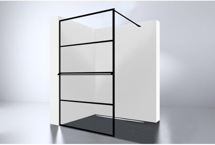 Best Design Douchewand Best-Design "Noire 900 screen" Walk-In 100 x 200 x 1 cm