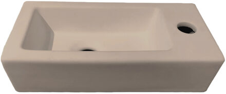 Best Design farnetta fontein rechts 37 x 18 x 9 cm mat-khaki khaki mat 4016680