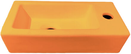 Best Design farnetta fontein rechts 37 x 18 x 9 cm mat-oranje oranje mat 4016690