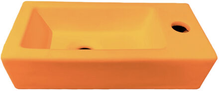 Best Design farnetta fontein rechts 37 x 18 x 9 cm mat-oranje oranje mat 4016690