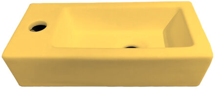 Best Design Fontein Best Design Morrano 37x18x9 cm Links Mat Geel